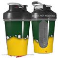 Decal Style Skin Wrap works with Blender Bottle 20oz Ripped Colors Green Yellow (BOTTLE NOT INCLUDED)