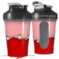 Decal Style Skin Wrap works with Blender Bottle 20oz Ripped Colors Pink Red (BOTTLE NOT INCLUDED)