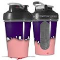 Decal Style Skin Wrap works with Blender Bottle 20oz Ripped Colors Purple Pink (BOTTLE NOT INCLUDED)