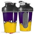 Decal Style Skin Wrap works with Blender Bottle 20oz Ripped Colors Purple Yellow (BOTTLE NOT INCLUDED)