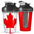 Decal Style Skin Wrap works with Blender Bottle 20oz Canadian Canada Flag (BOTTLE NOT INCLUDED)
