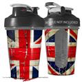 Decal Style Skin Wrap works with Blender Bottle 20oz Painted Faded and Cracked Union Jack British Flag (BOTTLE NOT INCLUDED)