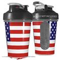 Decal Style Skin Wrap works with Blender Bottle 20oz USA American Flag 01 (BOTTLE NOT INCLUDED)