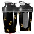 Decal Style Skin Wrap works with Blender Bottle 20oz Anchors Away Black (BOTTLE NOT INCLUDED)