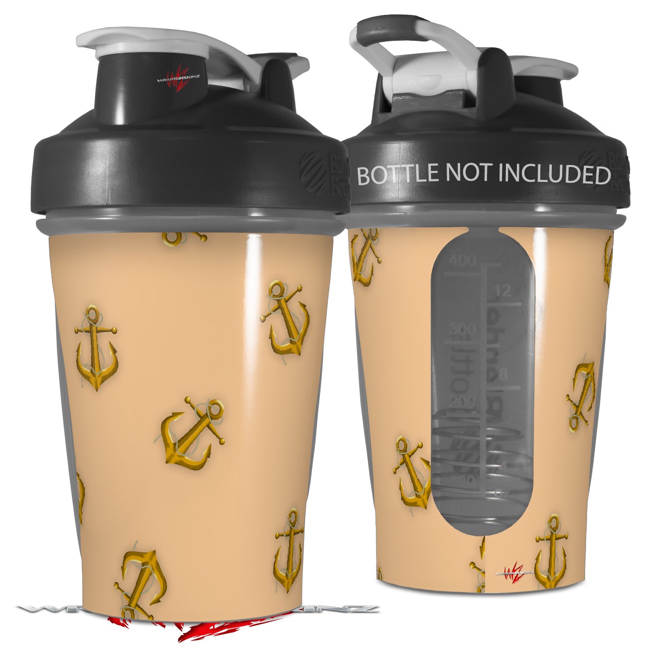 Blender Bottle - 20oz Skins Anchors Away Peach