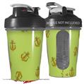 Decal Style Skin Wrap works with Blender Bottle 20oz Anchors Away Sage Green (BOTTLE NOT INCLUDED)