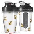 Decal Style Skin Wrap works with Blender Bottle 20oz Anchors Away White (BOTTLE NOT INCLUDED)