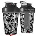 Decal Style Skin Wrap works with Blender Bottle 20oz Scattered Skulls Black (BOTTLE NOT INCLUDED)