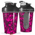 Decal Style Skin Wrap works with Blender Bottle 20oz Scattered Skulls Hot Pink (BOTTLE NOT INCLUDED)