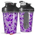 Decal Style Skin Wrap works with Blender Bottle 20oz Scattered Skulls Purple (BOTTLE NOT INCLUDED)