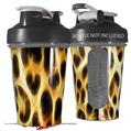 Decal Style Skin Wrap works with Blender Bottle 20oz Fractal Fur Leopard (BOTTLE NOT INCLUDED)