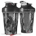 Decal Style Skin Wrap works with Blender Bottle 20oz HEX Mesh Camo 01 Gray (BOTTLE NOT INCLUDED)