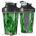 Decal Style Skin Wrap works with Blender Bottle 20oz HEX Mesh Camo 01 Green Bright (BOTTLE NOT INCLUDED)