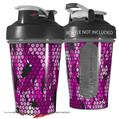 Decal Style Skin Wrap works with Blender Bottle 20oz HEX Mesh Camo 01 Pink (BOTTLE NOT INCLUDED)