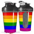 Decal Style Skin Wrap works with Blender Bottle 20oz Rainbow Stripes (BOTTLE NOT INCLUDED)