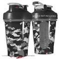 Decal Style Skin Wrap works with Blender Bottle 20oz WraptorCamo Digital Camo Gray (BOTTLE NOT INCLUDED)
