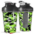 Decal Style Skin Wrap works with Blender Bottle 20oz WraptorCamo Digital Camo Neon Green (BOTTLE NOT INCLUDED)