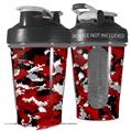 Decal Style Skin Wrap works with Blender Bottle 20oz WraptorCamo Digital Camo Red (BOTTLE NOT INCLUDED)