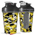 Decal Style Skin Wrap works with Blender Bottle 20oz WraptorCamo Digital Camo Yellow (BOTTLE NOT INCLUDED)