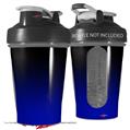 Decal Style Skin Wrap works with Blender Bottle 20oz Smooth Fades Blue Black (BOTTLE NOT INCLUDED)