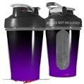 Decal Style Skin Wrap works with Blender Bottle 20oz Smooth Fades Purple Black (BOTTLE NOT INCLUDED)