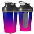 Decal Style Skin Wrap works with Blender Bottle 20oz Smooth Fades Hot Pink Blue (BOTTLE NOT INCLUDED)