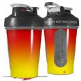Decal Style Skin Wrap works with Blender Bottle 20oz Smooth Fades Yellow Red (BOTTLE NOT INCLUDED)