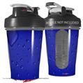 Decal Style Skin Wrap works with Blender Bottle 20oz Raining Blue (BOTTLE NOT INCLUDED)