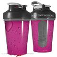 Decal Style Skin Wrap works with Blender Bottle 20oz Raining Fuschia Hot Pink (BOTTLE NOT INCLUDED)