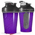 Decal Style Skin Wrap works with Blender Bottle 20oz Raining Purple (BOTTLE NOT INCLUDED)