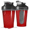 Decal Style Skin Wrap works with Blender Bottle 20oz Raining Red (BOTTLE NOT INCLUDED)