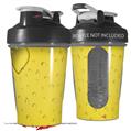 Decal Style Skin Wrap works with Blender Bottle 20oz Raining Yellow (BOTTLE NOT INCLUDED)