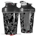 Decal Style Skin Wrap works with Blender Bottle 20oz WraptorCamo Old School Camouflage Camo Black (BOTTLE NOT INCLUDED)