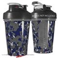 Decal Style Skin Wrap works with Blender Bottle 20oz WraptorCamo Old School Camouflage Camo Blue Navy (BOTTLE NOT INCLUDED)