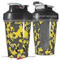 Decal Style Skin Wrap works with Blender Bottle 20oz WraptorCamo Old School Camouflage Camo Yellow (BOTTLE NOT INCLUDED)