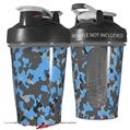 Decal Style Skin Wrap works with Blender Bottle 20oz WraptorCamo Old School Camouflage Camo Blue Medium (BOTTLE NOT INCLUDED)