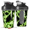 Decal Style Skin Wrap works with Blender Bottle 20oz Electrify Green (BOTTLE NOT INCLUDED)