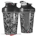 Decal Style Skin Wrap works with Blender Bottle 20oz Marble Granite 02 Speckled Black Gray (BOTTLE NOT INCLUDED)