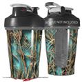 Decal Style Skin Wrap works with Blender Bottle 20oz WraptorCamo Grassy Marsh Camo Neon Teal (BOTTLE NOT INCLUDED)