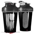 Decal Style Skin Wrap works with Blender Bottle 20oz Brushed USA American Flag (BOTTLE NOT INCLUDED)