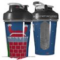 Decal Style Skin Wrap works with Blender Bottle 20oz Ugly Holiday Christmas Sweater - Incoming Santa (BOTTLE NOT INCLUDED)