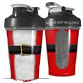 Decal Style Skin Wrap works with Blender Bottle 20oz Santa Suit (BOTTLE NOT INCLUDED)