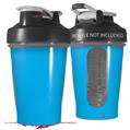 Decal Style Skin Wrap works with Blender Bottle 20oz Solids Collection Blue Neon (BOTTLE NOT INCLUDED)