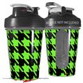 Decal Style Skin Wrap works with Blender Bottle 20oz Houndstooth Neon Lime Green on Black (BOTTLE NOT INCLUDED)