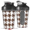 Decal Style Skin Wrap works with Blender Bottle 20oz Houndstooth Chocolate Brown (BOTTLE NOT INCLUDED)