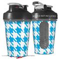 Decal Style Skin Wrap works with Blender Bottle 20oz Houndstooth Blue Neon (BOTTLE NOT INCLUDED)
