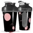 Decal Style Skin Wrap works with Blender Bottle 20oz Lots of Dots Pink on Black (BOTTLE NOT INCLUDED)
