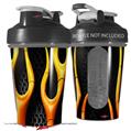 Decal Style Skin Wrap works with Blender Bottle 20oz Metal Flames (BOTTLE NOT INCLUDED)