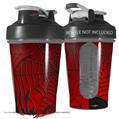 Decal Style Skin Wrap works with Blender Bottle 20oz Spider Web (BOTTLE NOT INCLUDED)