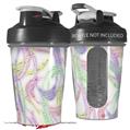 Decal Style Skin Wrap works with Blender Bottle 20oz Neon Swoosh on White (BOTTLE NOT INCLUDED)